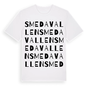 Smedavallen ordlek t-shirt – ekologisk bomull t-shirt från Pinshirt