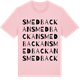 Pink Cotton t-shirt med Smedbackan ordlek t-shirt