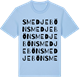 Blue Soul t-shirt med Smedjebön ordlek t-shirt
