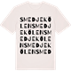 Vintage White t-shirt med Smedjekölen ordlek t-shirt