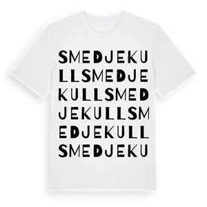 Smedjekull ordlek t-shirt – ekologisk bomull t-shirt från Pinshirt