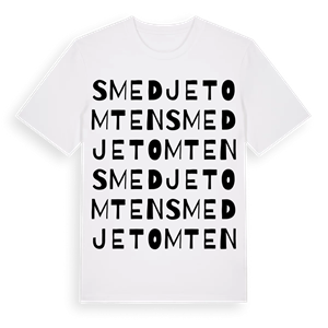 Smedjetomten ordlek t-shirt – ekologisk bomull t-shirt från Pinshirt