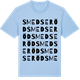 Blue Soul t-shirt med Smedseröd ordlek t-shirt