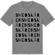 Mid Heather Gray t-shirt med Smedskären ordlek t-shirt