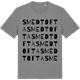 Mid Heather Gray t-shirt med Smedtofta ordlek t-shirt