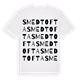 Smedtofta ordlek t-shirt