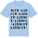 Blue Soul t-shirt med Smeviken ordlek t-shirt