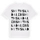 Smithska dalen ordlek t-shirt