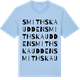 Blue Soul t-shirt med Smithska udden ordlek t-shirt