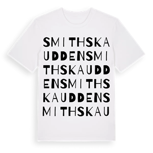 Smithska udden ordlek t-shirt – ekologisk bomull t-shirt från Pinshirt