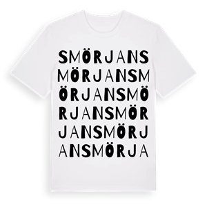 Smörjan ordlek t-shirt – ekologisk bomull t-shirt från Pinshirt