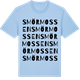 Blue Soul t-shirt med Smörmossen ordlek t-shirt
