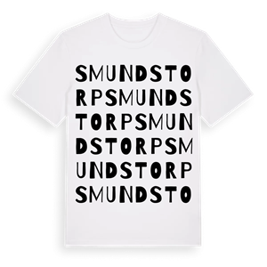 Smundstorp ordlek t-shirt – ekologisk bomull t-shirt från Pinshirt