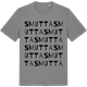Mid Heather Gray t-shirt med Smutta ordlek t-shirt