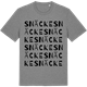 Mid Heather Gray t-shirt med Snäcke ordlek t-shirt