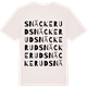 Vintage White t-shirt med Snäckerud ordlek t-shirt