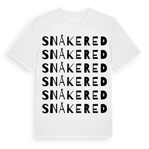 Snåkered ordlek t-shirt – ekologisk bomull t-shirt från Pinshirt