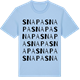 Blue Soul t-shirt med Snapa ordlek t-shirt