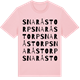 Pink Cotton t-shirt med Snaråstorp ordlek t-shirt