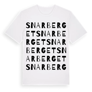 Snarberget ordlek t-shirt – ekologisk bomull t-shirt från Pinshirt