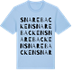 Blue Soul t-shirt med Snarebacken ordlek t-shirt