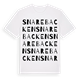 Snarebacken ordlek t-shirt