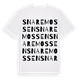 Snaremossen ordlek t-shirt