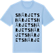 Blue Soul t-shirt med Snärjet ordlek t-shirt