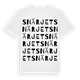 Snärjet ordlek t-shirt