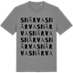 Mid Heather Gray t-shirt med Snärva ordlek t-shirt