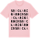 Pink Cotton t-shirt med Snickaregården ordlek t-shirt