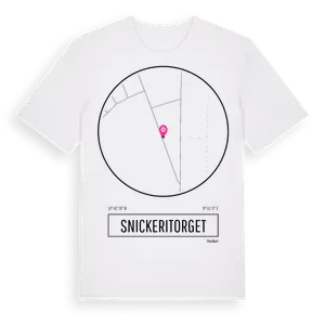 Snickeritorget t-shirt – ekologisk bomull t-shirt från Pinshirt