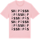 Pink Cotton t-shirt med Snipås ordlek t-shirt