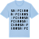 Blue Soul t-shirt med Snipebro ordlek t-shirt