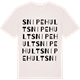 Vintage White t-shirt med Snipehult ordlek t-shirt