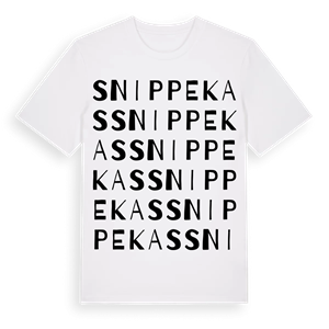 Snippekas ordlek t-shirt – ekologisk bomull t-shirt från Pinshirt