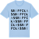 Blue Soul t-shirt med Snippekas ordlek t-shirt