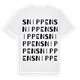 Snippen ordlek t-shirt