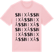 Pink Cotton t-shirt med Snixås ordlek t-shirt