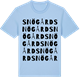 Blue Soul t-shirt med Snögård ordlek t-shirt