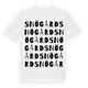 Snögård ordlek t-shirt