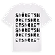 Snöret ordlek t-shirt