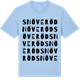 Blue Soul t-shirt med Snöveröd ordlek t-shirt