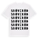 Snöveröd ordlek t-shirt