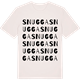 Vintage White t-shirt med Snugga ordlek t-shirt