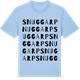 Blue Soul t-shirt med Snuggarp ordlek t-shirt