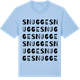 Blue Soul t-shirt med Snugge ordlek t-shirt