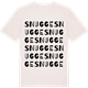 Vintage White t-shirt med Snugge ordlek t-shirt