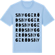 Blue Soul t-shirt med Snyggeröd ordlek t-shirt