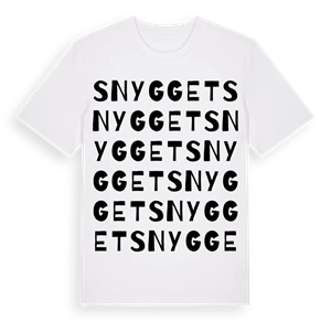 Snygget ordlek t-shirt – ekologisk bomull t-shirt från Pinshirt